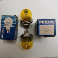 Lampada faro auto epoca gialla 12V 45/40W P45T