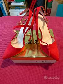 Scarpe con tacco rosse Sweet Shoes