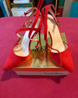 Scarpe con tacco rosse Sweet Shoes