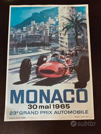 Manifesto GP Monaco 1965 Michael Turner – Edizione