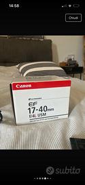Canon 17-40mm f/4L