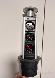 Multipresa a scomparsa 3 posti NUOVO