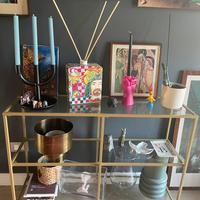 Consolle ingresso color oro