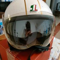 Casco da moto bianco taglia L 