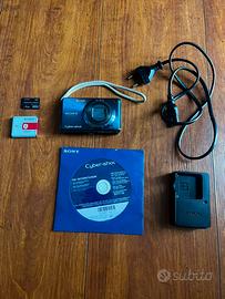 fotocamera digitale Sony Cyber-shot W290 azzurro