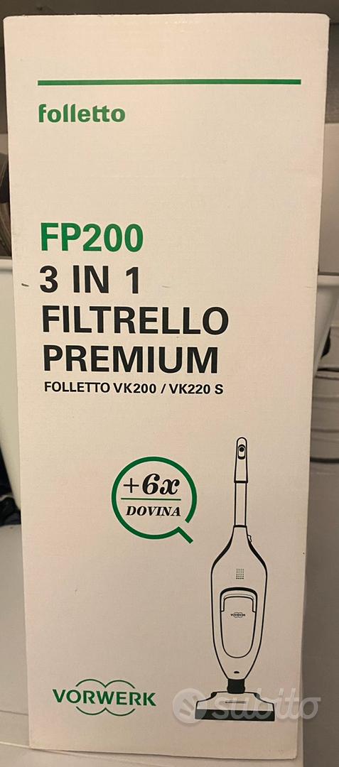 SACCHETTI FP200 ORIGINALI VORWERK FOLLETTO VK200 - Arredamento e Casalinghi  In vendita a Torino