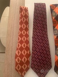 Cravatte in pura lana  Anni ‘70