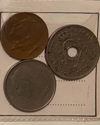 39 Monete del Belgio prima del Euro