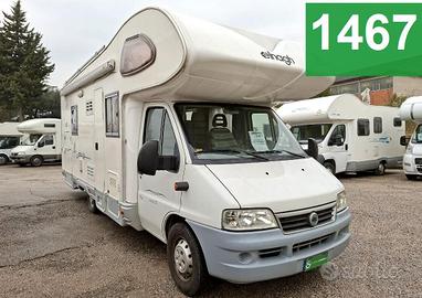 CAMPER ELNAGH DUCATO MANSARDATO 6 POSTI SEMIDINETT