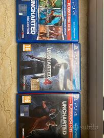 Uncharted serie completa ps4 (5 giochi)