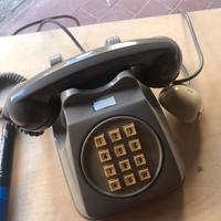 Telefono B-Grigio anni 80 con tastiera