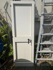 Porta 70 alluminio bianca