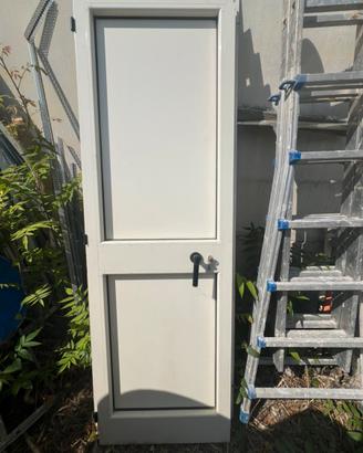 Porta 70 alluminio bianca