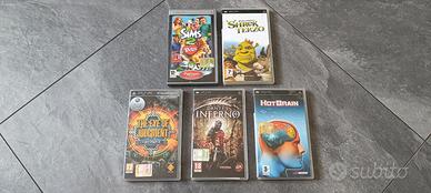 Dante's Inferno PSP + 2 giochi PSP + 2 copertine