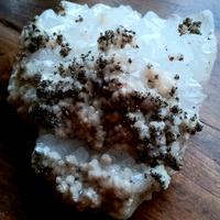 Cluster complesso di quarzo ialino 