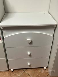 Cassettiera/fasciatoio