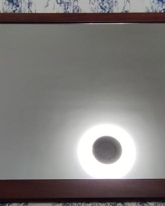 Specchio 98x65 cm Effetto Noce x Camera da Letto