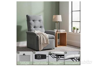 Poltrona reclinabile elettrica
