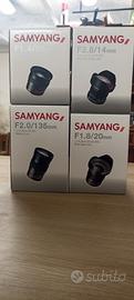 Obiettivi Samyang per Sony Alpha