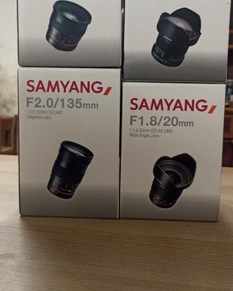 Obiettivi Samyang per Sony Alpha
