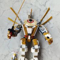 Lego Set 71702 Mech dorato bianco 