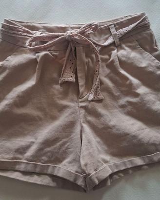 PANTALONCINI BEIGE