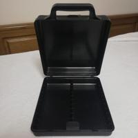 Contenitore Nero Plastica Musicassette 24 Posti 