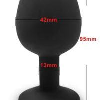 Plug anale Unisex larghezza mm.42 silicone nuovo