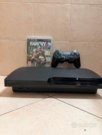 Playstation 3 Slim + Controller , cavi e Far Cry 3