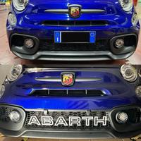 Abarth scritta paraurti