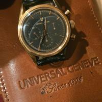 universal Genève 1957 tricompax oro 