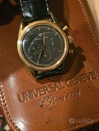 universal Genève 1957 tricompax oro 