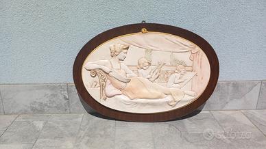 Quadro in polvere di marmo