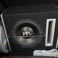 Subwofer e amplificatore macrom