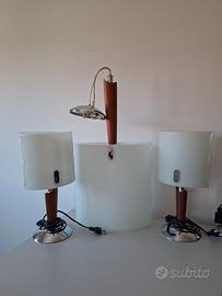Lampadario sospensione + 2 Abat-jour