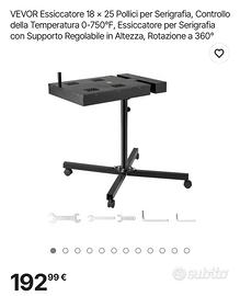 VEVOR Dryer Essiccatore Serigrafia