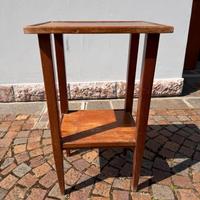 Tavolino vintage in legno 2 ripiani - Modernariato