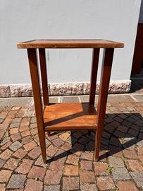 Tavolino vintage in legno 2 ripiani - Modernariato