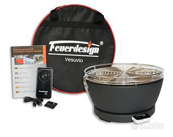 BBQ da tavolo nuovo con custodia 