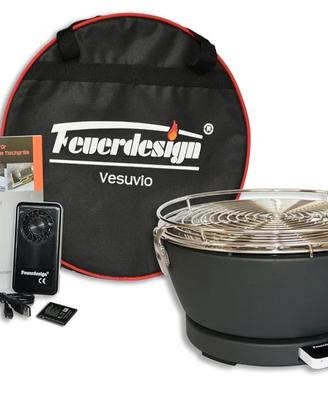 BBQ da tavolo nuovo con custodia 