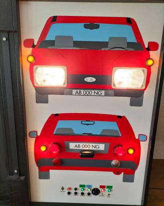 Tabella didattica scuola guida auto