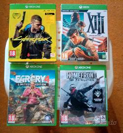 Lotto 4 giochi sparatutto, open world Xbox One.