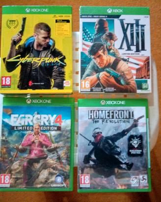 Lotto 4 giochi sparatutto, open world Xbox One.