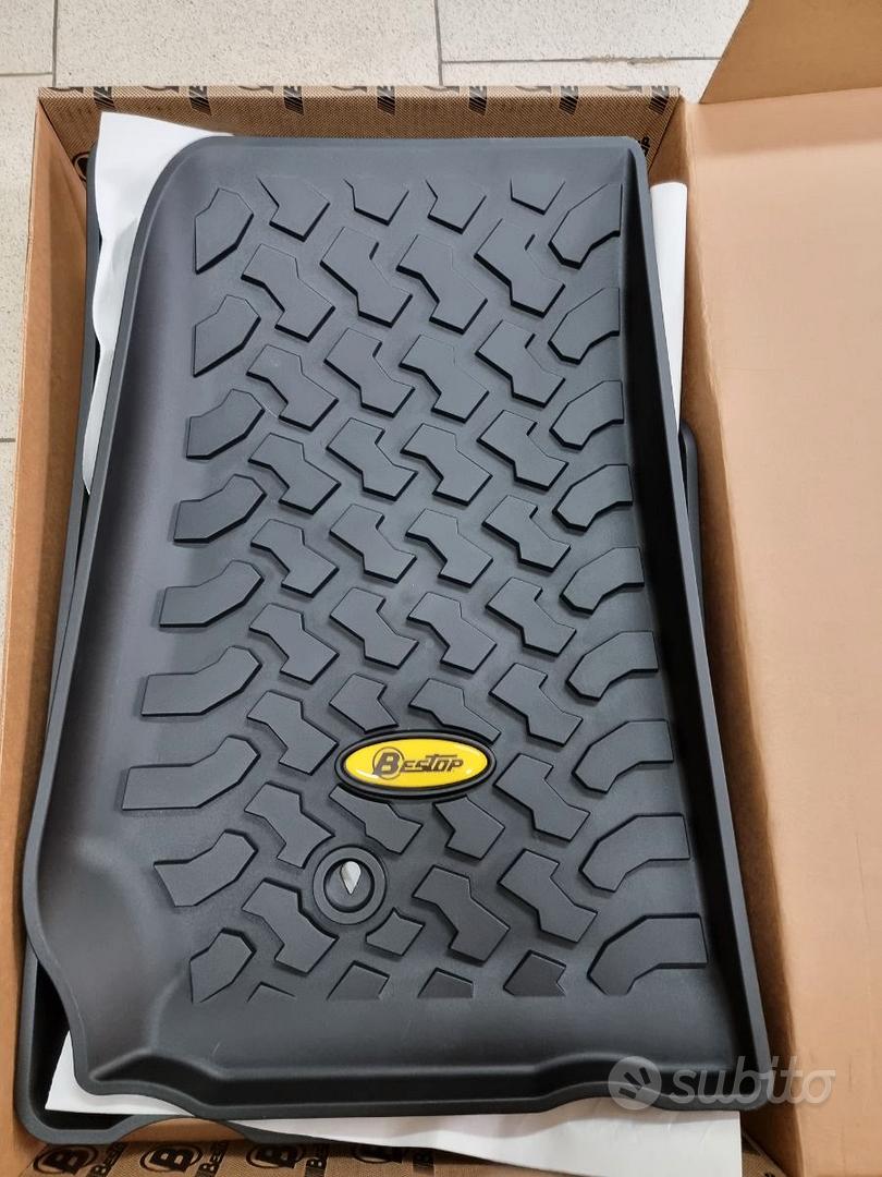 Tappetini Auto ASC In Gomma A Vaschetta Per Jeep Wrangler Rubicon III JK (2006-2018): Protezione Totale E Anti-scivolo
