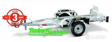 Carrello Ellebi trasporto moto singola