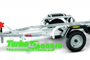 Carrello Ellebi trasporto moto singola