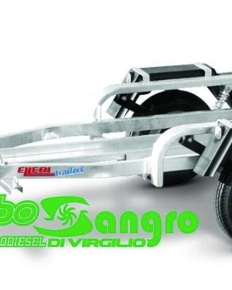 Carrello Ellebi trasporto moto singola