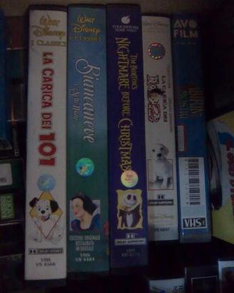 VHS originali vari titoli elencati