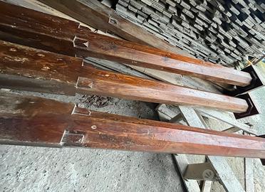 Colonne antiche in legno Pitch-Pine