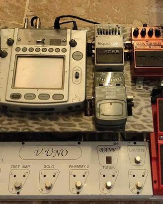 Pedaliera chitarra con effetti completi